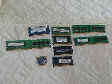 Müxtəlif ölçü və formatlarda RAM modulları dəsti Tərkib: - 4 ədəd