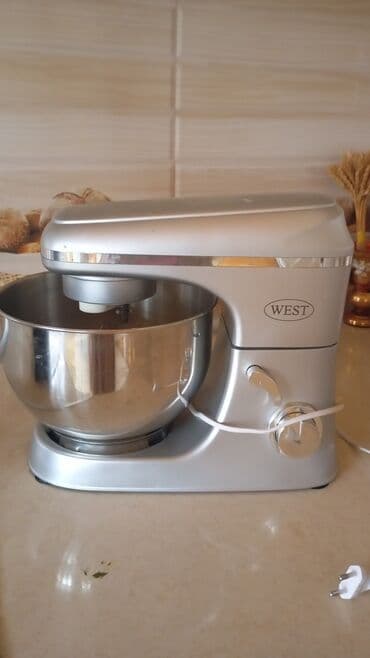 блендер браун: WEST stasionar mətbəx mikseri - Korpus: gümüş rəngli, kompakt — 1