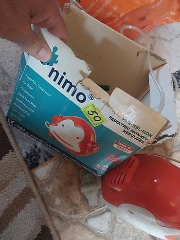 Nimo Pediatrik “Monkey” Kompressor Nebulizer Uşaqlar üçün nəzərdə