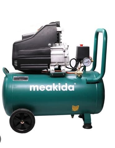 Meakida hava kompressoru - Güclü elektrik mühərriki və tək silindrli
