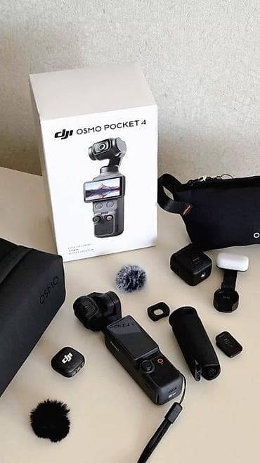DJI Osmo Pocket 4 — cib ölçülü, 3 oxlu stabilizatorlu kompakt kamera — 1
