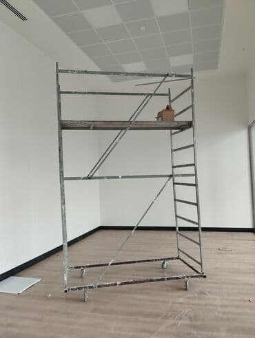 Лакокрасочные материалы: Tikinti üçün mobil skafolyar (qaynar peyk) konstruksiyası - Metall — 1