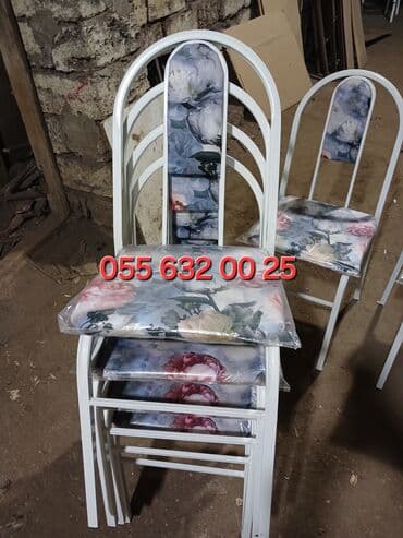 metbext moyka: Mətbəx üçün, Yeni, Qatlanmayan, rəng - Ağ Stul — 3