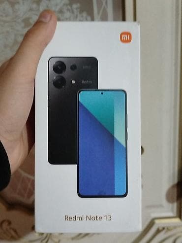 256 gb telefonlar: Redmi Note 13, 256 GB, rəng - Qara, Barmaq izi — 5