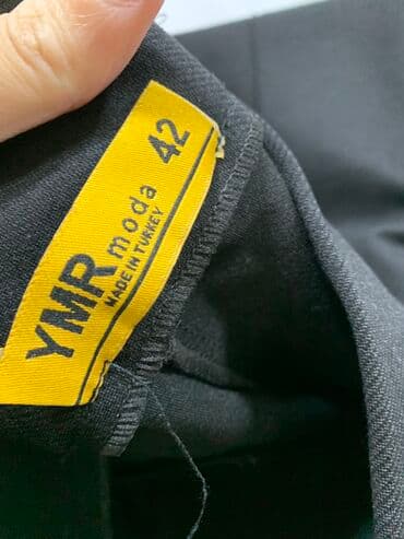 Köynəklər: Klassik qadin salvari qara reng 42 razmer payiz qis fesli ucun cekisi — 6