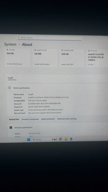 windows 11: İşlənmiş Lenovo ThinkPad, 13.3 ", Intel Core i5, 512 GB, Ünvandan götürmə — 10