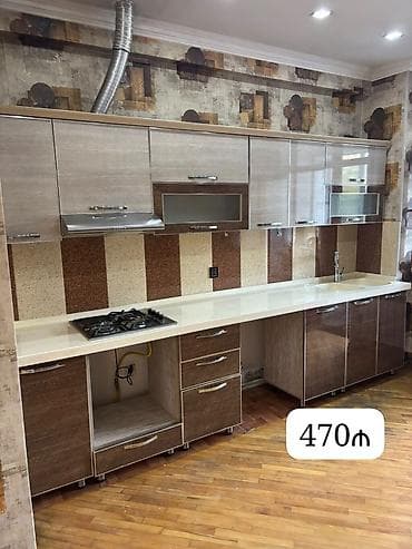 Metbex mebeli 470 AZN satılır. üstü mermer, üstünde moyka, qaz