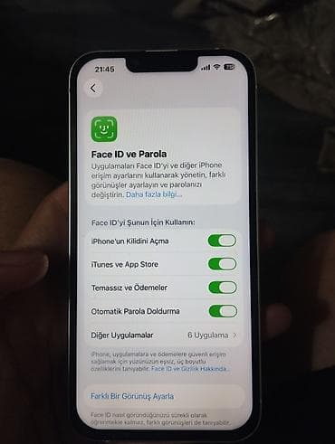 Elektronika: IPhone 13, 128 GB, Ağ, Face ID — 7