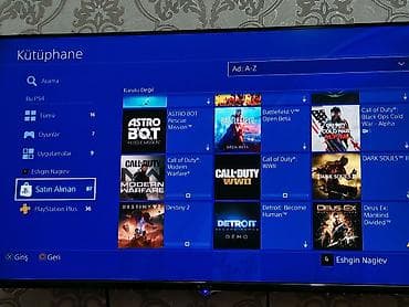 PlayStation 4 Slim oyun konsolu - Model: PS4 Slim (qara rəng) -