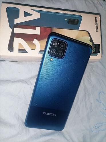 samsung tab e: Samsung Galaxy A12, 32 GB, rəng - Mavi, İki sim kartlı — 2