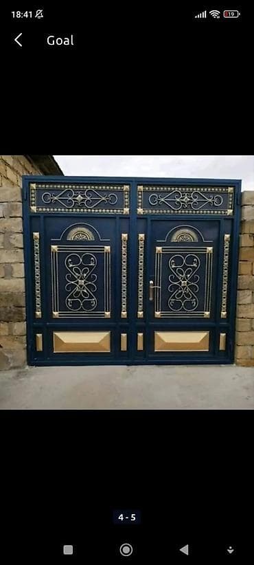 ikinci əl i̇ran peci: İstəyinizə uyğun demir Qapi ve darvazlar sifarişlə hazirlanmasi — 4