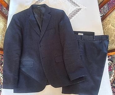 Klassik kişi kostyumu – Göyən markası - Dəst: pencək + şalvar - Rəng