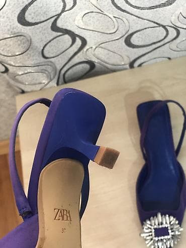 Şəxsi əşyalar: Tuflilər, Zara, Ölçü: 37, rəng - Bənövşəyi, İşlənmiş — 2