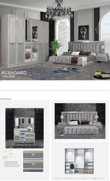 İkinəfərlik çarpayı, Dolab, Termo, 2 tumba, Yeni