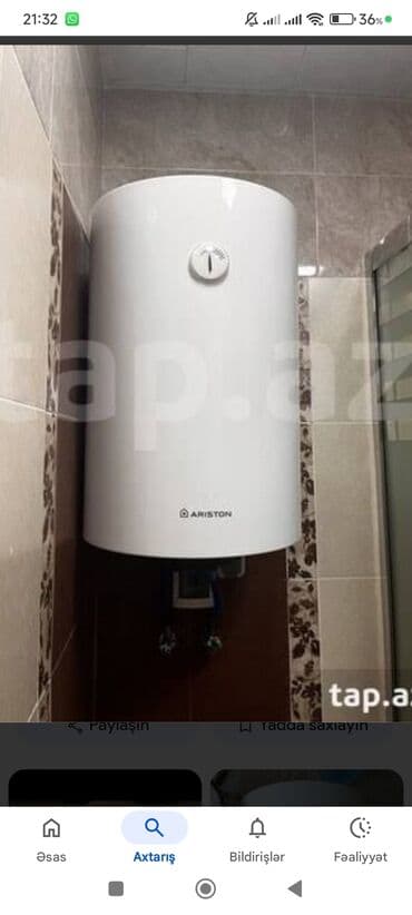 гидрофор для дома: Ariston divardan asılan su qızdırıcısı (elektrik qazan) - — 1