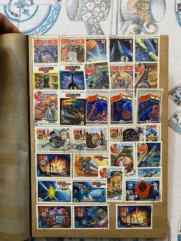 где купить марки для коллекции: Kolleksiyaçılar üçün qədim illərə məxsus markalar. 24 səhifədir. Real — 6