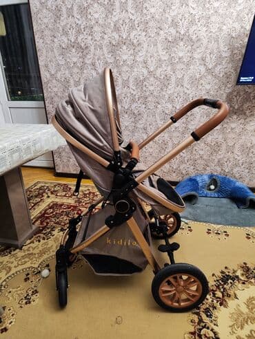 купить детские коляски: Классическая прогулочная коляска, Kidilo, Б/у, Пол: Мальчик, Возраст: 1-6 месяцев, Самовывоз — 4