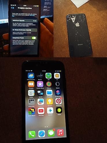 IPhone 8, 64 GB, Qara, Qırıq