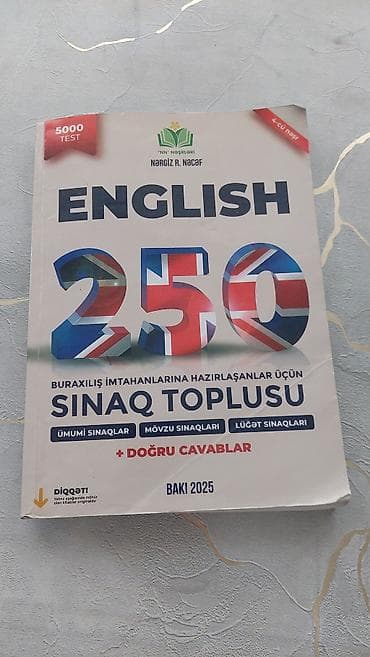 Testlər: Məhsul: “ENGLISH 250 – Buraxılış imtahanlarına hazırlaşanlar üçün — 1