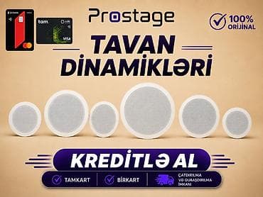 Tavan dinamikləri – mağaza, restoran, ofis, otel, tədbir zalları və