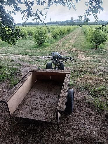 teker barter: Qoşqulu motoblok / kiçik kənd təsərrüfatı nəqliyyatı. Güclü benzin — 3