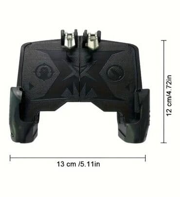 джойстики для телефонов: Qara rəngli mobil oyun nəzarətçisi. Telefonu sabitləmək üçün — 2