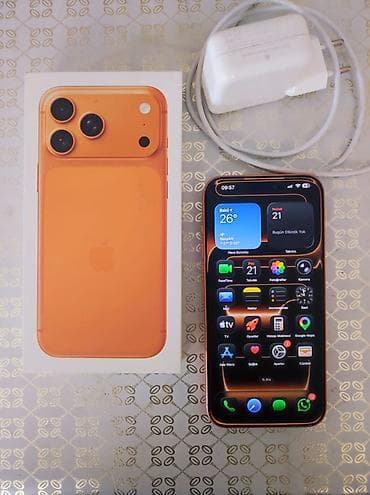 ipad 64 gb: IPhone 17 Pro Max, 256 GB, Narıncı, Face ID — 3