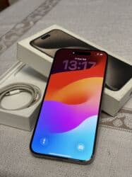 iphone 16 azərbaycan: IPhone 15 Pro Max, 256 GB, Natural Titanium, Face ID — 1