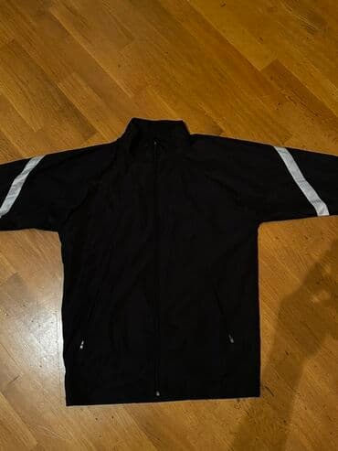 uzun kurtqa: Qara idman gödəkçəsi - Rəng: tünd qara - Dizayn: tam uzun fermuarlı — 1