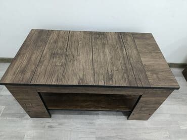 panel mebel: Taxta teksturalı jurnal stolu Ölçülər : - Uzunluq: 90sm - Hündürlük — 1