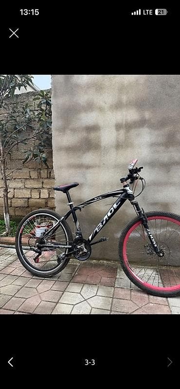 MTB tipli dağ velosipedi – ZADL/ADL brendli, qara-ağ rəng sxemi və ön