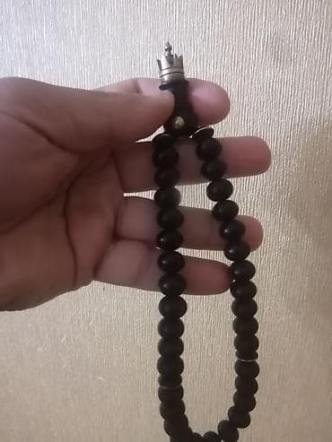 Qirmizi ebonitdən agsaqqal təsbehi