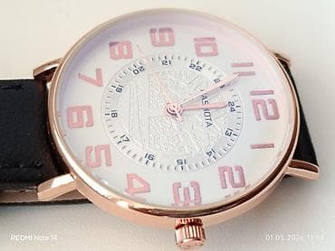 maktaym saatlari: Qol saatı – klassik dizayn - Korpus: qızılı/rose gold tonlarda metal — 2