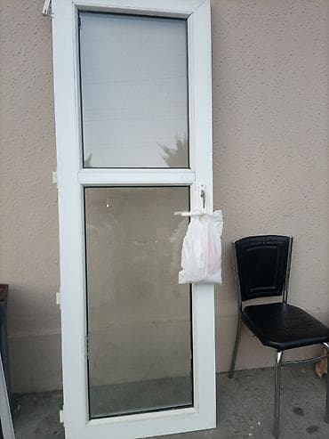 pendir: PVC plastik pəncərə qapağı (açılan), iki bölməli şüşə paketlə — 3