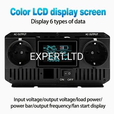 panel: Yeni Inverter, >5000 Vt, 12 - 220 volt, Ünvandan götürmə, Ödənişli çatdırılma — 2