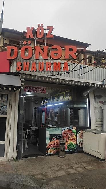 doner eti: “Köz Dönər – Shaurma” iaşə nöqtəsi Menyu: - Toyuq dönər, ət dönər - — 1