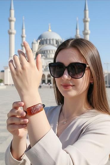 dini suvinerler: Muncuqlar tənzimlənən sürüşmə düyünlü bir ipə bağlanır və bu da — 3