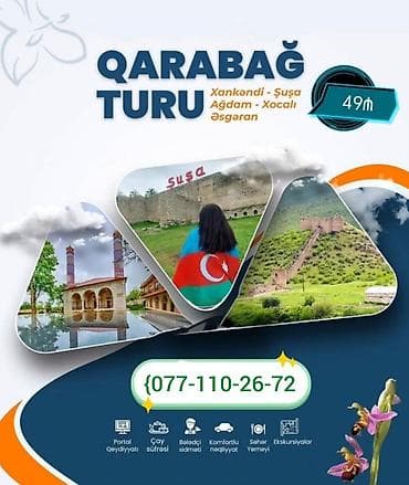 Turizm: Sərfəli qiymətə Qarabağ turları təşkil edirik.Rahat — 1