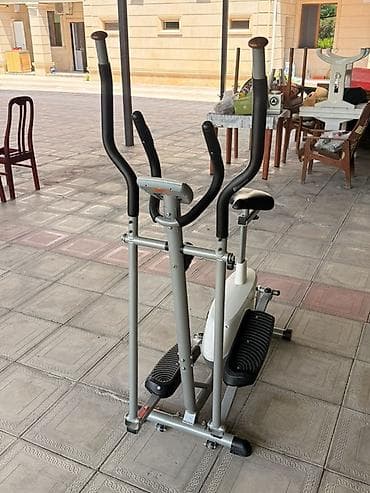 Elliptik velotrenajor (2-si 1-də): eliptik + oturacaqlı velosiped