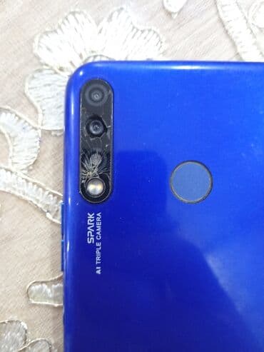 tecno spark: Tecno Spark 4 Lite, 32 ГБ, цвет - Голубой, Отпечаток пальца, Две SIM карты, Face ID — 5