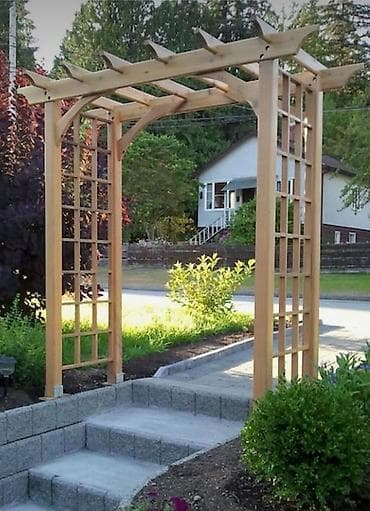 ev gulleri ve adlari: Bağ Arkalığı/Arbor – dekorativ taxta giriş konstruksiyası - Material — 6
