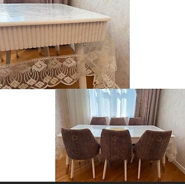 mebel original: ✅TECILU açılan masa ve 6 stul ✅370 manata tecili satılır .stol 2 — 1