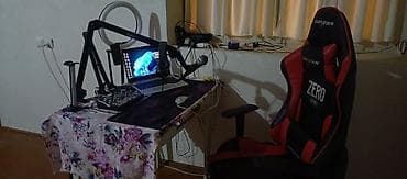 ofis ucun: Podcast/stream üçün tam masaüstü set - Noutbuk: HP (14" ətrafı — 2