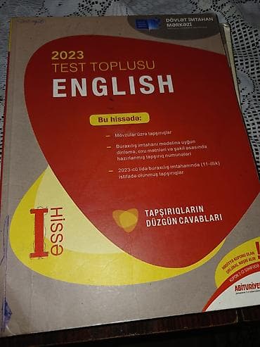 Testlər: İngilis dili Testlər 11-ci sinif, DİM, 1-ci hissə, 2024 il — 1