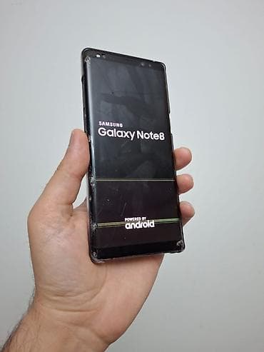 Samsung Galaxy Note 8, 64 GB, rəng - Qara, Qırıq