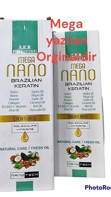 NANO Keratin Mega S.E.R Professional Salon ve şexsi istifade uçun