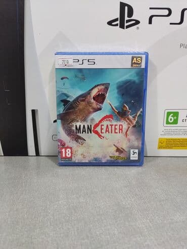 oyun rol seti: Playstation 5 üçün man eater oyun diski. Tam yeni, original bağlamada — 1