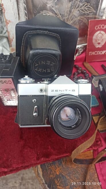 fotoaparat kirayəsi: Zenit fotoaparatı - Orijinal sovet istehsalı 35mm film fotoaparat - — 6
