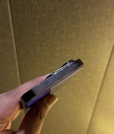 iphone notebook: IPhone 14 Pro, 256 GB, Deep Purple, Zəmanət, Qırıq, Simsiz şarj — 3