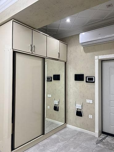dehliz dolabl: 2 qapılı, Güzgülü, Bej, Kupe, Düz dolab — 1